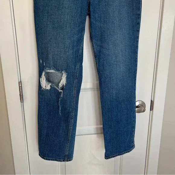 Abercrombie & Fitch curve love ultra high rise the ankle straight jean Size 27 - Picture 4 of 9